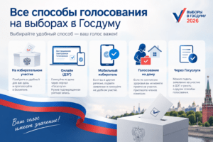 Москвичам рассказали обо всех способах голосования на выборах в Госдуму